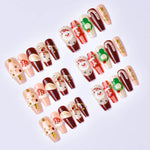 Press-On Nails Holiday Designs Easy Application