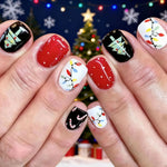 Press-On Nails Holiday Designs High-Shine Versatile Fit