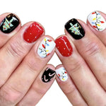 Press-On Nails Holiday Designs High-Shine Versatile Fit