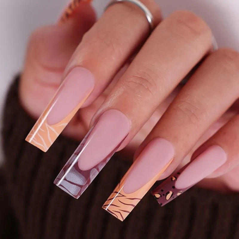 Press-On Nails Holiday Peel-And-Press Reusable & Durable
