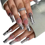 Press-On Nails Holiday Peel-And-Press Reusable & Durable