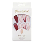 Press-On Nails Holiday Snowflake Quick Application & Long-Lasting Wear