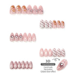 Press-On Nails Pre-Glued Holiday Designs Assorted Sizes