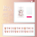 Press-On Nails Pre-Glued Holiday Designs Assorted Sizes