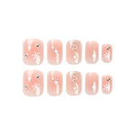 Press-On Nails Self-Adhesive Lightweight Christmas Snowflake & Star