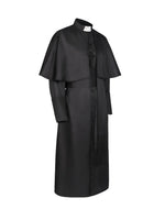 Priest Costume Full-Length Robe Cape & Cross Accessory