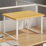 Printer Stand Bamboo Desk Riser With Cable Routing