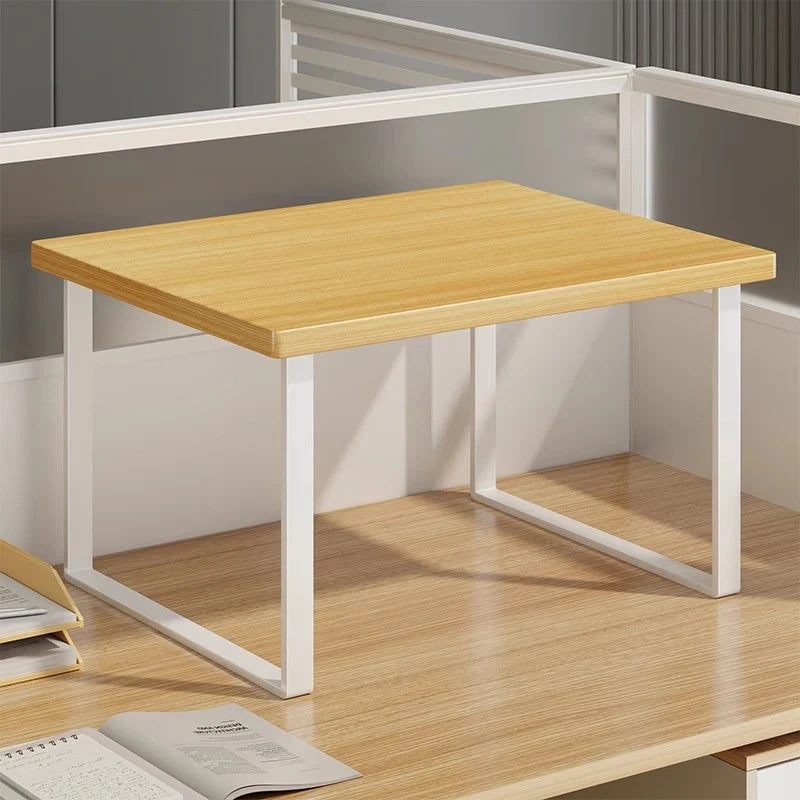Printer Stand Bamboo Desk Riser With Cable Routing