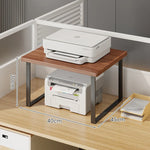 Printer Stand Bamboo Desk Riser With Cable Routing