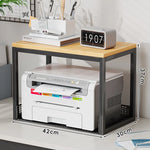 Printer Stand Two-Tier Mesh Compact Organizer