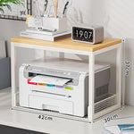 Printer Stand Two-Tier Mesh Compact Organizer