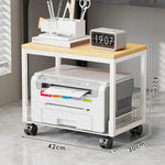 Printer Stand Two-Tier Mesh Compact Organizer