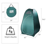 Privacy Tent Pop-Up Full-Height Breathable Mesh