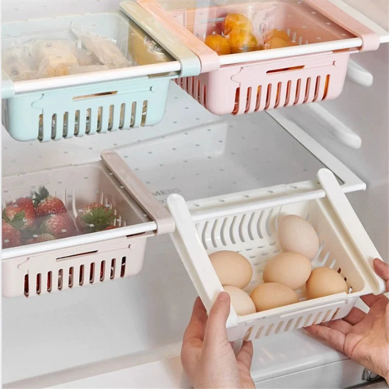 Produce Container Stackable With Drainage Base & Airtight Lid