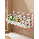 Produce Storage Basket Wall-Mounted Ventilated Two-Tier