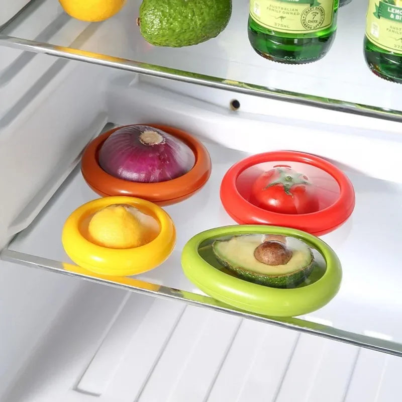 Produce Storage Container Twist-Seal Lid Reusable