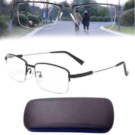 Progressive Glasses Automatic Focus UV & Blue Light Filters