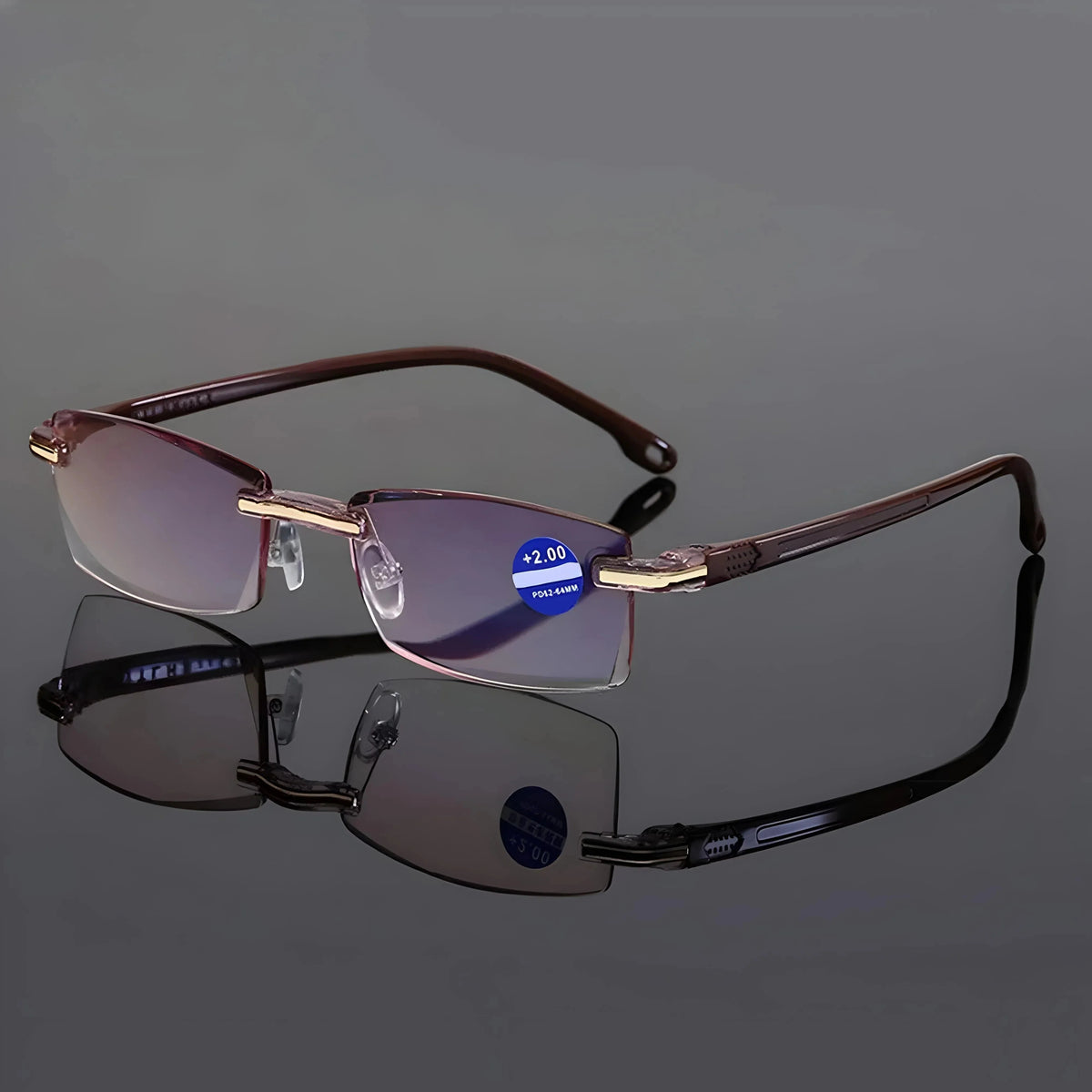Progressive Reading Glasses Blue Light Filter UV400 Protection