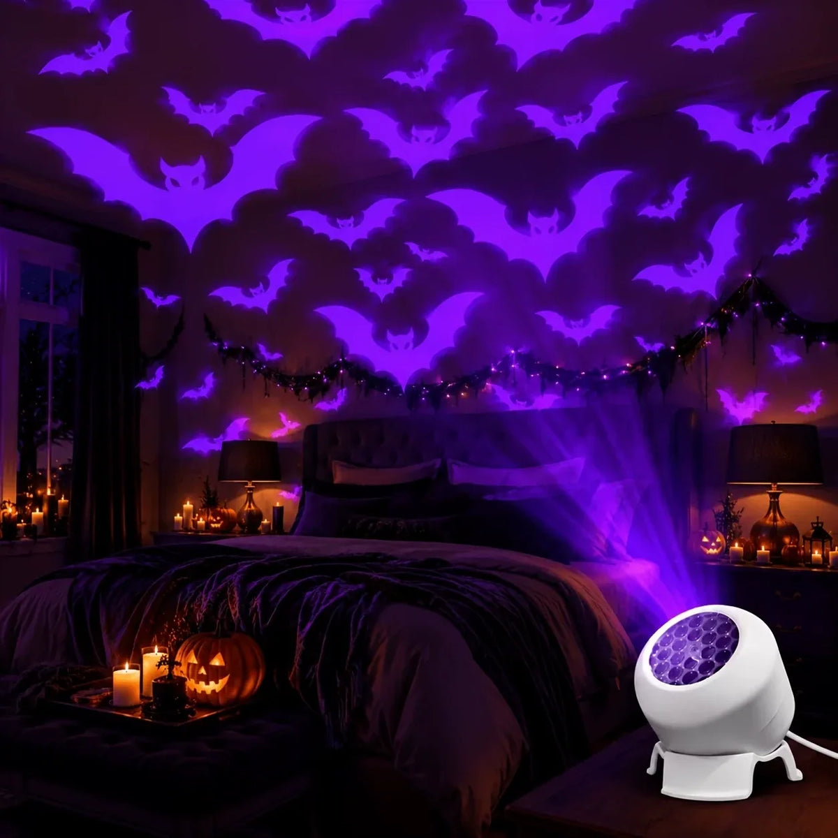 Projection Night Light Themed Scene USB Powered