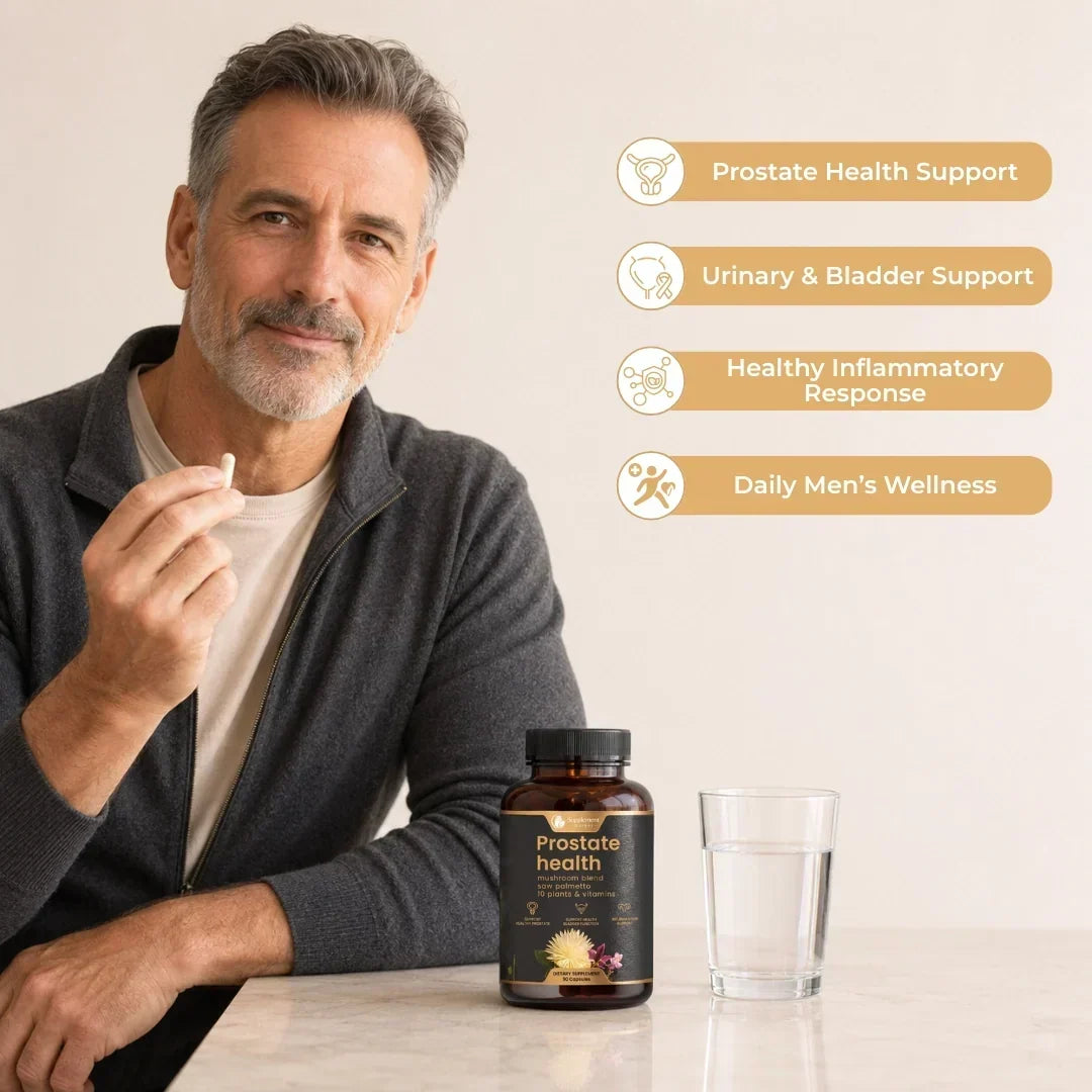 Prostate Support Capsules Botanical Blend Urinary Flow Support