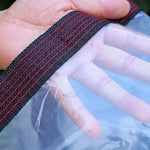 Protective Tarp Clear Tear-Resistant Weather-Resistant