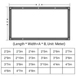 Protective Tarp Clear Weather-Resistant Tear-Resistant PE