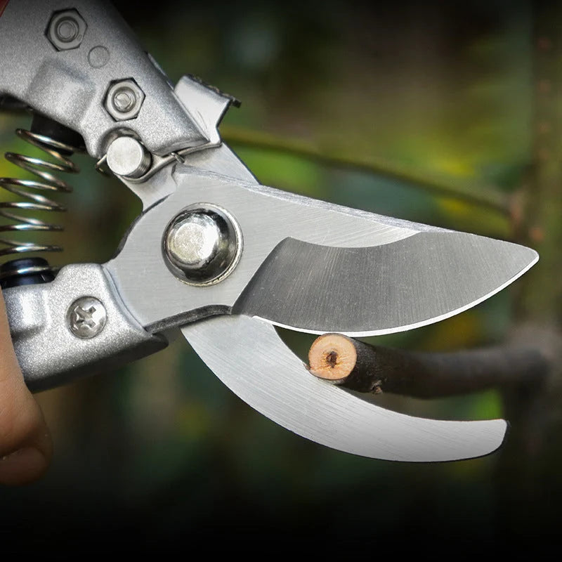 Pruning Shears Carbon Steel Blade Ergonomic Aluminum Handle