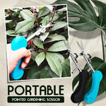 Pruning Shears Carbon Steel Ergonomic Grip & Safety Lock