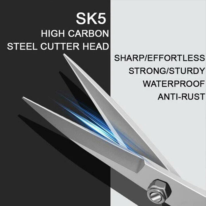Pruning Shears Carbon Steel Ergonomic Grip & Safety Lock