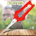 Pruning Shears Hardened Stainless Steel Blade Ergonomic Non-Slip Handle