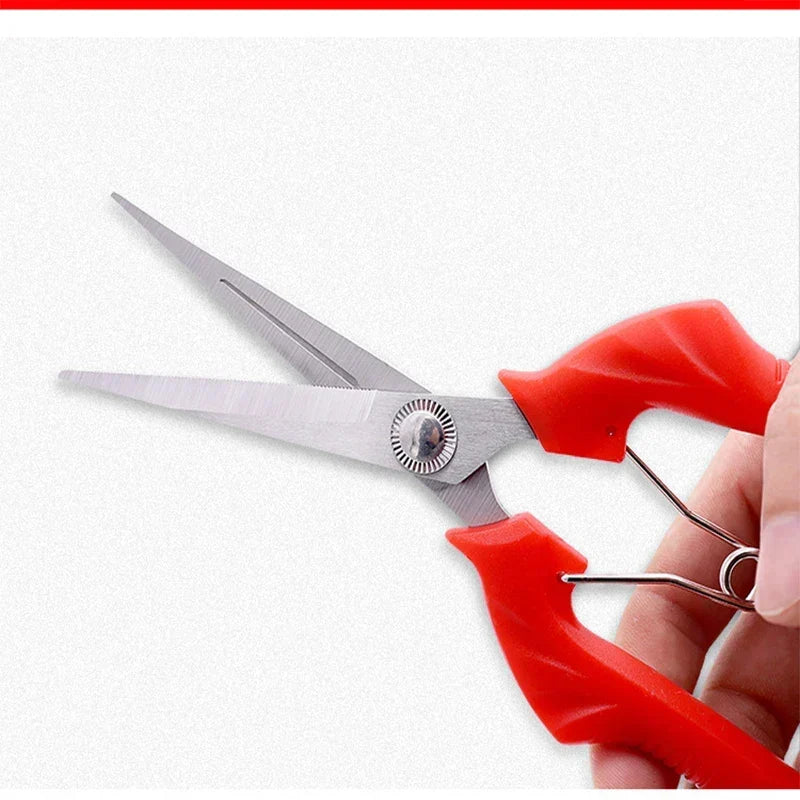 Pruning Shears Hardened Stainless Steel Blade Ergonomic Non-Slip Handle