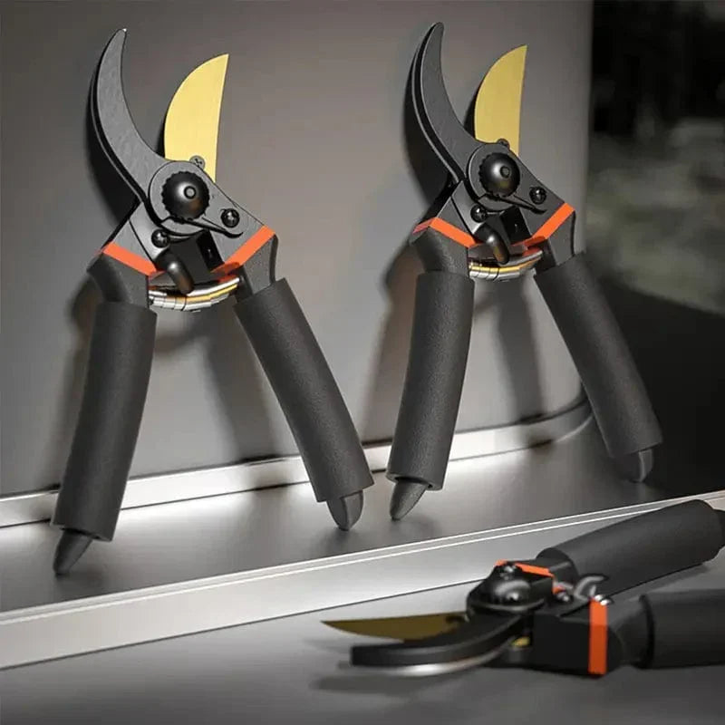 Pruning Shears High-Carbon Steel Blades Ergonomic Handle