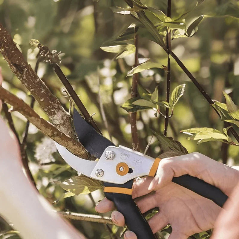 Pruning Shears Stainless Steel Blade Ergonomic Non-Slip Handle