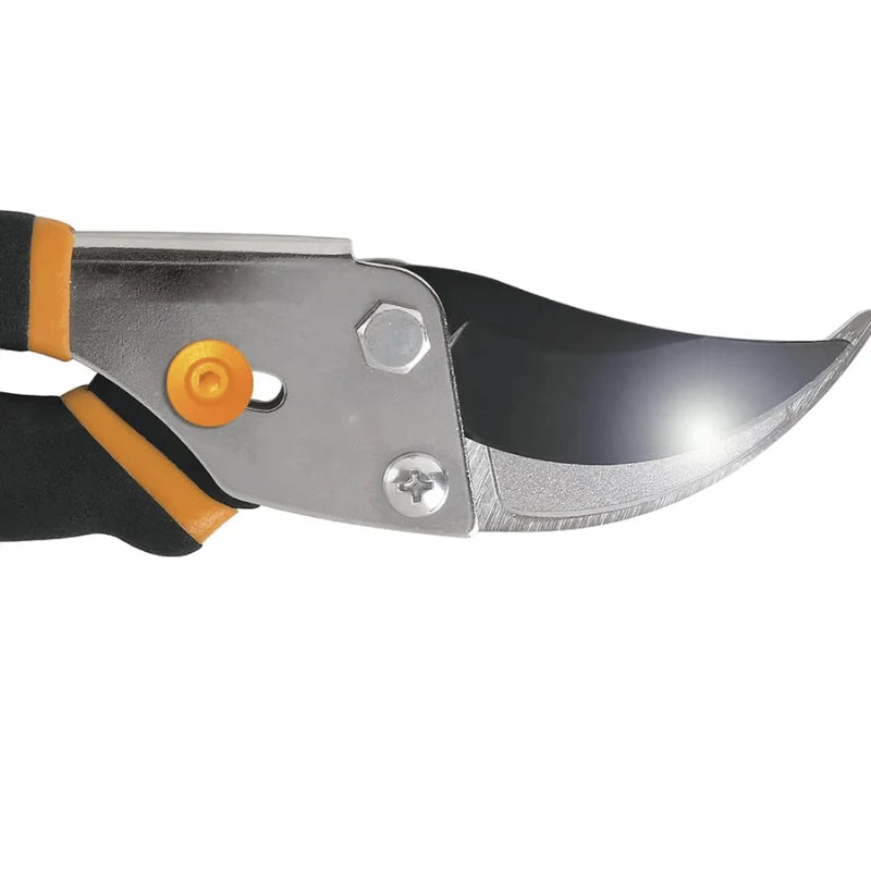 Pruning Shears Stainless Steel Blade Ergonomic Non-Slip Handle