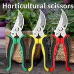 Pruning Shears Stainless Steel Blades Safety Lock & Non-Slip Grip