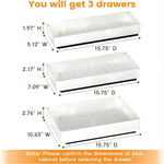 Pull-Out Cabinet Organizer 3-Piece No-Drill 55 lb