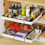 Pull-Out Cabinet Organizer 3-Piece No-Drill 55 lb