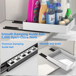Pull-Out Cabinet Organizer 3-Piece No-Drill 55 lb