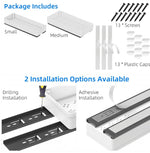 Pull-Out Cabinet Organizer 3-Piece No-Drill 55 lb