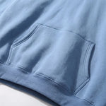 Pullover Hoodie Relaxed Fit Kangaroo Pocket Fixed Hood