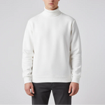 Pullover Sweater Thick Knit Turtleneck Polyester