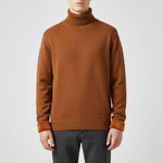 Pullover Sweater Thick Knit Turtleneck Polyester