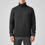 Pullover Sweater Thick Knit Turtleneck Polyester