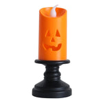 Pumpkin Candle LED Battery-Powered Flame-Free