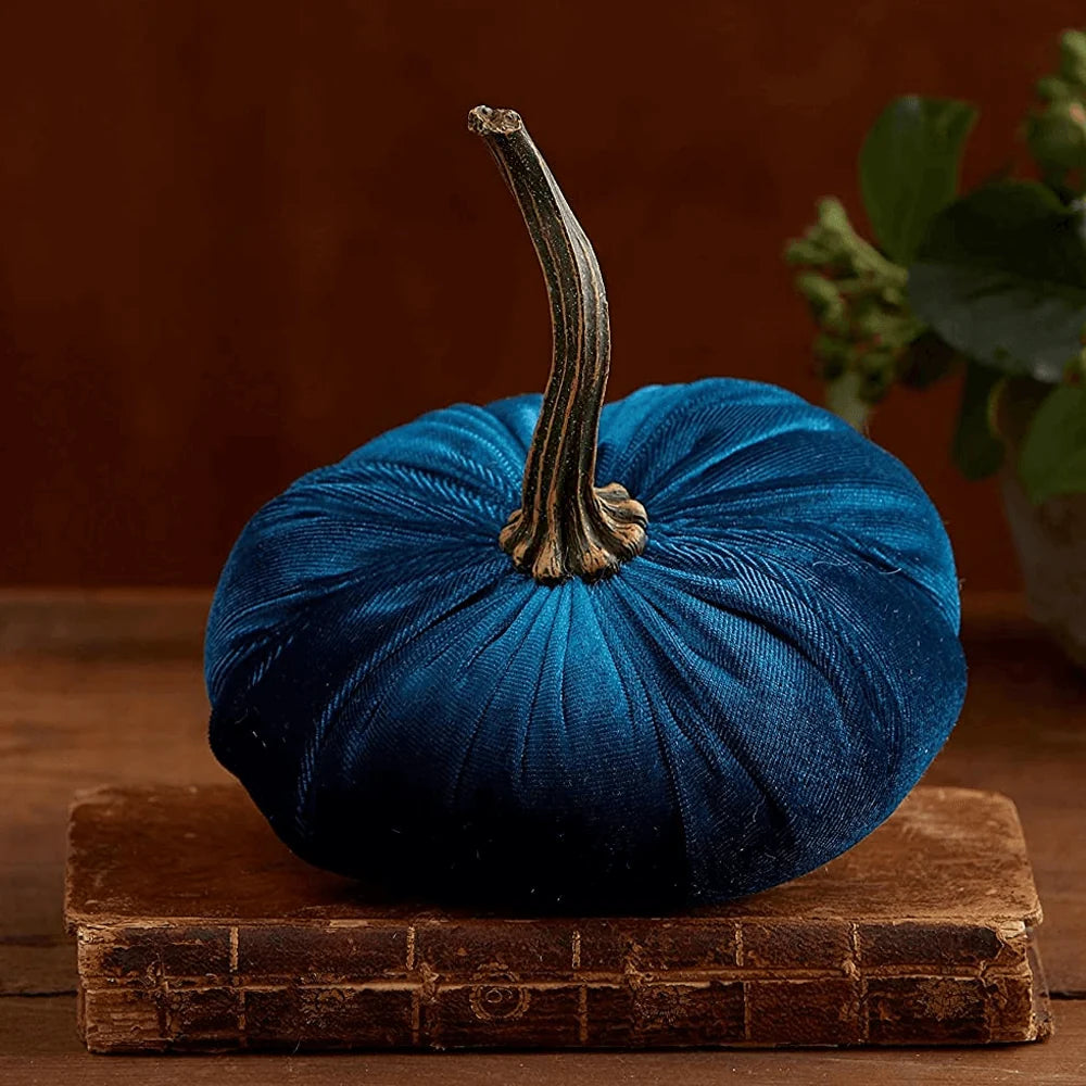 Pumpkin Decor Velvet Plush Cushion