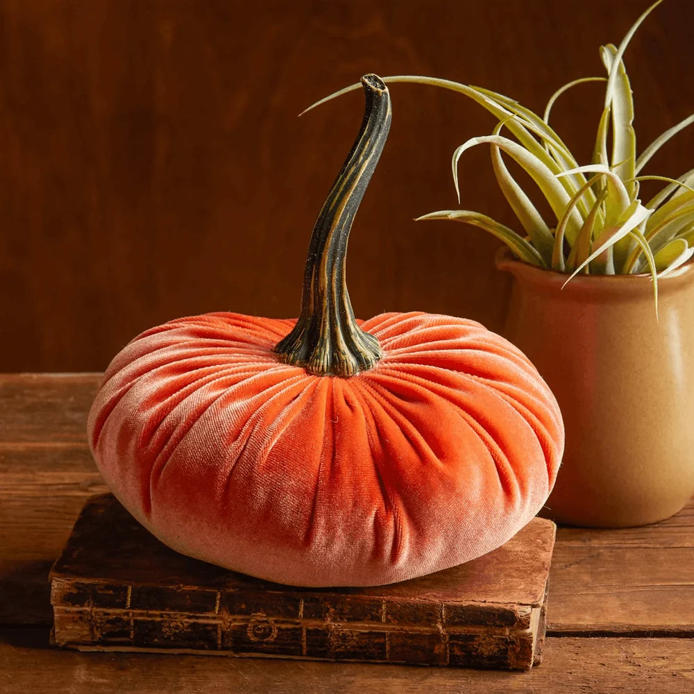 Pumpkin Decor Velvet Plush Cushion