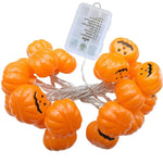 Pumpkin String Lights Battery-Powered LED Weather-Resistant