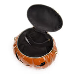 Pumpkin Treat Bag Detachable Shoulder Strap Two-Way Zipper