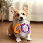 Puppy Chew Ring Teething Relief Elastic & Durable