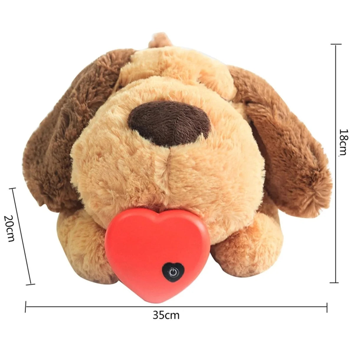 Puppy Plush Toy Heartbeat Simulator Soft Washable Plush